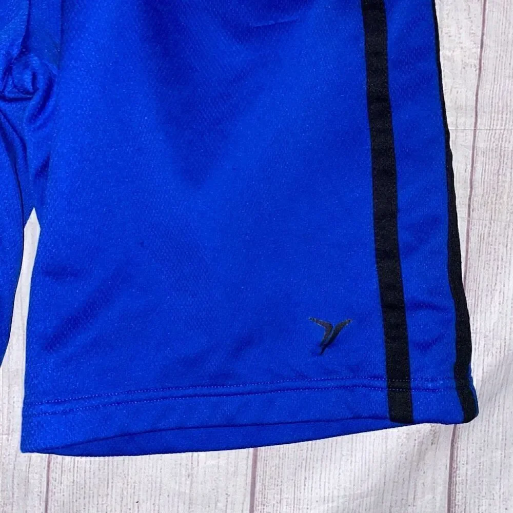 Old Navy active youth boys L pull on athletic shorts blue & black
